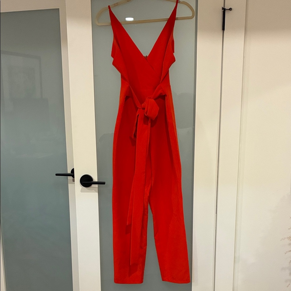 ASOS Vibrant Red Jumpsuit